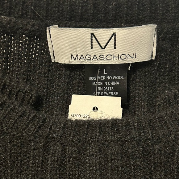 NWT Magaschoni size L wool sweater - Picture 5 of 8